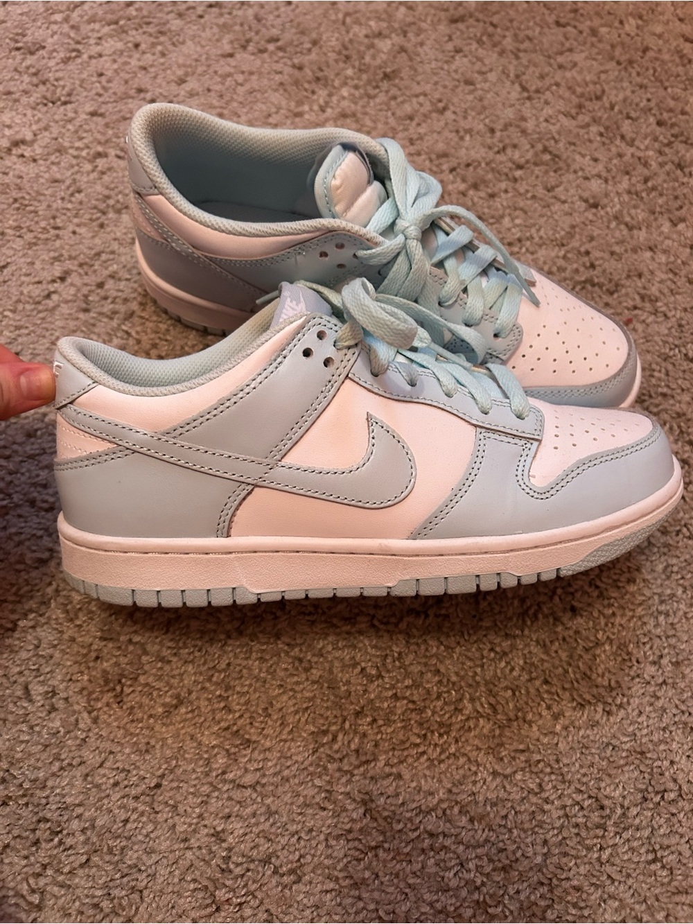 Nike Dunks Youth size 6 in Light Blue
